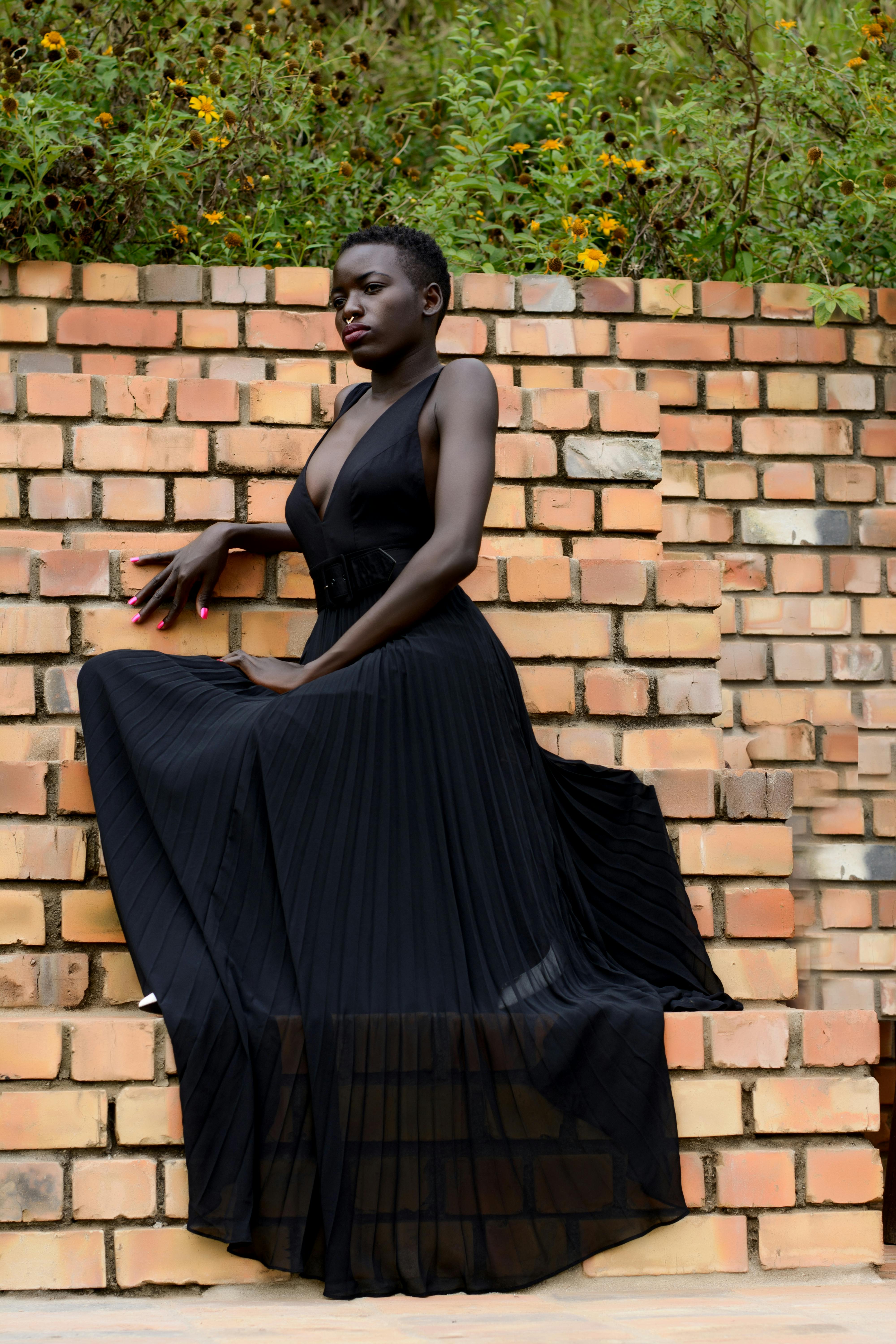 women black dress